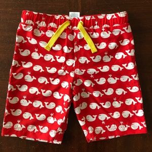 Tucker+Tate White Whale Red Swim Shorts